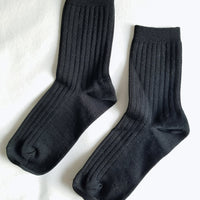 Her Socks- True Black