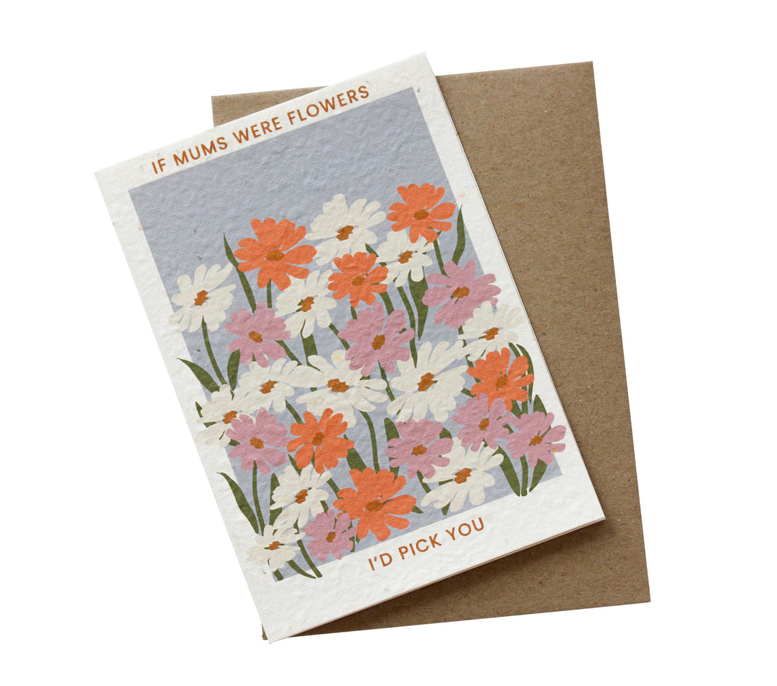 Flower Market Plantable Card