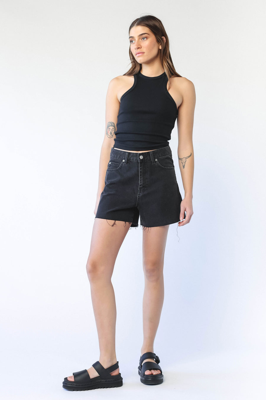 Black Retro - Nora Shorts
